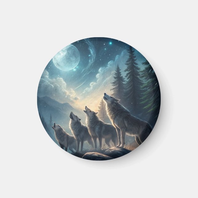 Aimant Loups (Devant)