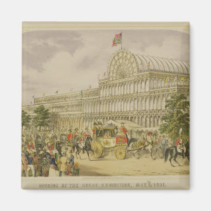Aimant L'ouverture de la grande exposition, le 1er mai