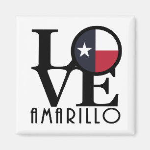Aimant LOVE Amarillo Texas