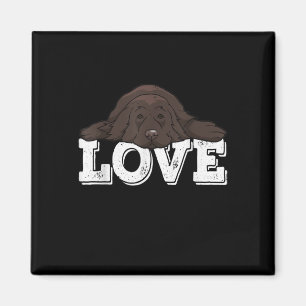 Aimant LOVE Big Newfie Dog Cadeau spécial du propriétai