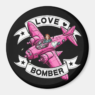 Aimant Love Bomber Pilot Pink