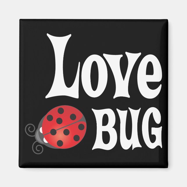 Aimant Love Bug - Ladybug (Devant)