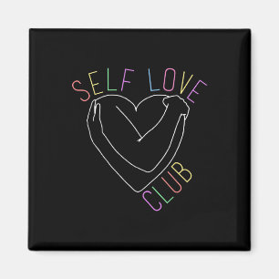 Aimant Love Club Mental Health Awareness Line Art For Sup