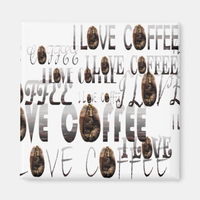 Aimant LOVE Coffee (Devant)