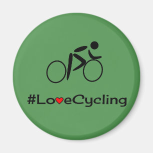 Aimant Love cyclisme légende verte