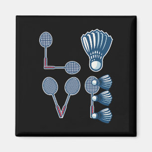 Aimant Love Dminton Chemise Dminton Lover Dminton Joueur 