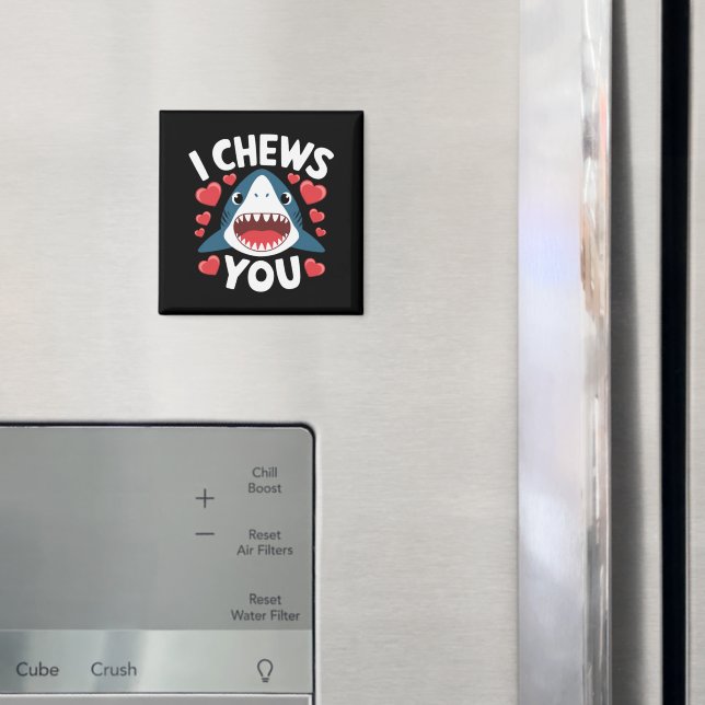 Aimant Love Heart Leopard Cute Valentine's Day (In situ (réfrigérateur))