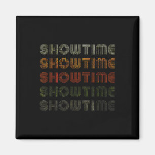 Aimant Love Heart Showtime Tee Grunge Style Vintage Noir