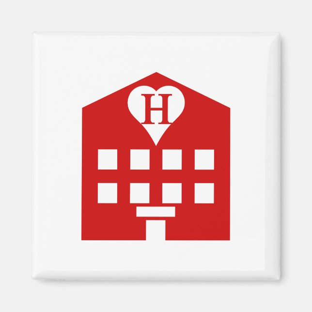 Aimant Love Hotel Japanese Emoji (Devant)