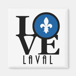 Aimant LOVE Laval Quebec