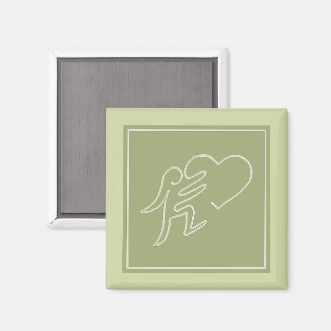 AIMANT LOVE (LIME) (Recto/Verso)