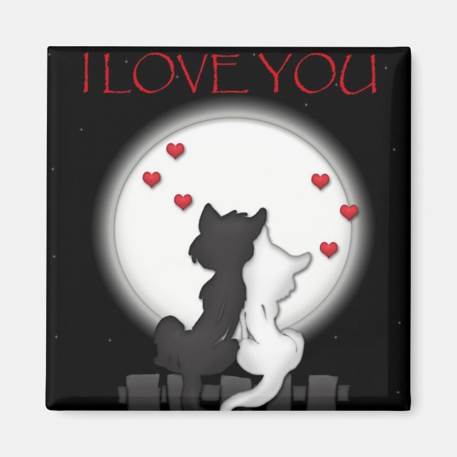 Aimant Love Moon (Devant)