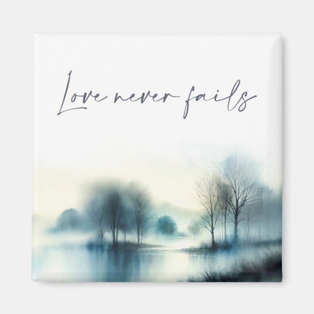 Aimant Love never fails (Devant)