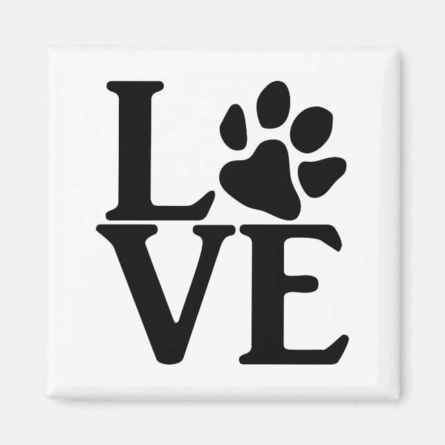 Aimant Love Paw Classic (Devant)