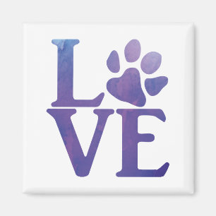 Aimant Love Paw Classic Purple