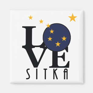 Aimant LOVE Sitka Alaska