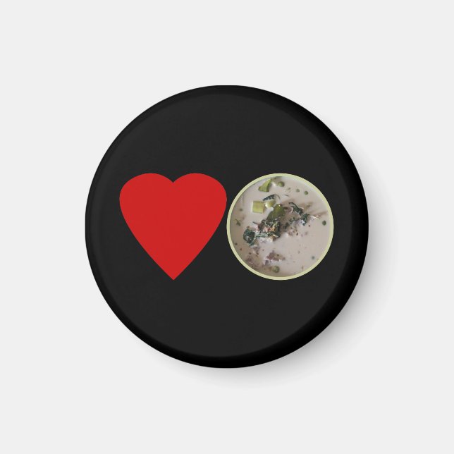 Aimant Love Thai Green Curry ... Thaïlande (Devant)