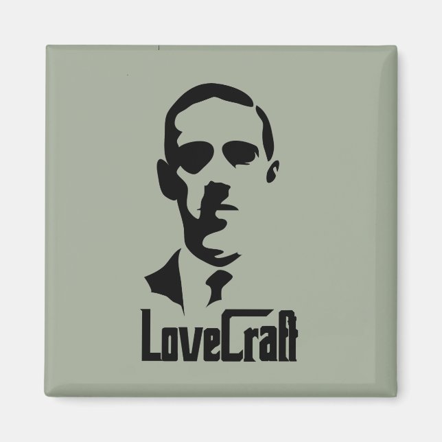 Aimant Lovecraft face style (Devant)