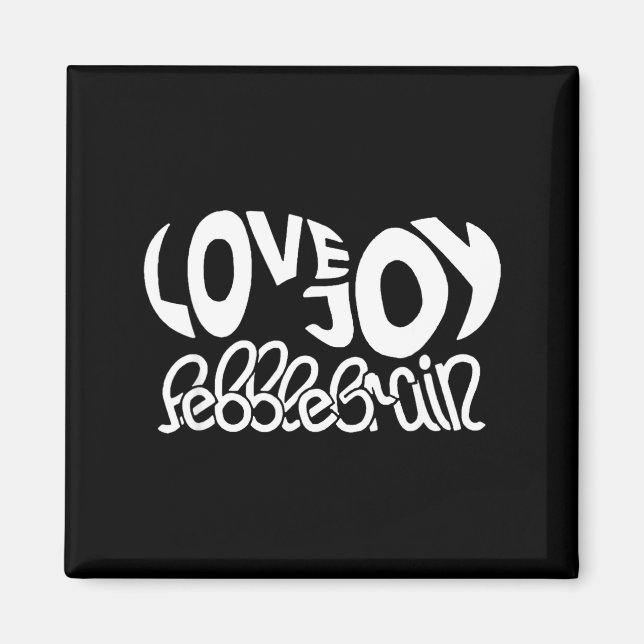 Aimant Lovejoy Fan Gift Graphic Design Music Lover  (Devant)