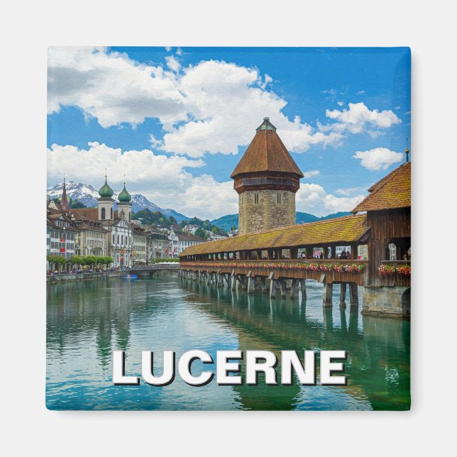 Aimant Lucerne Suisse Voyage (Devant)