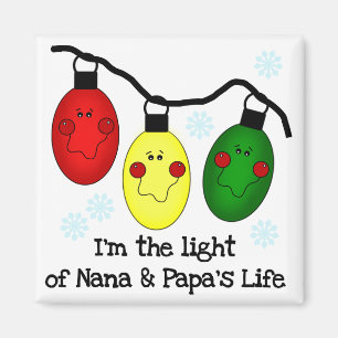 Aimant Lumière de Nana et de Papa's Life Tshirts and Gif