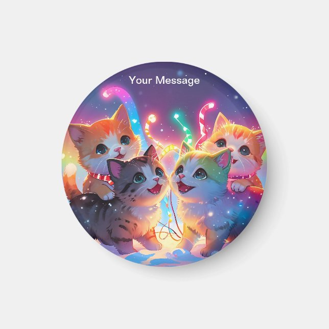 Aimant Lumière de Noël enchantée (Devant)