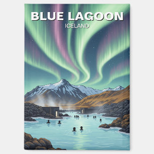 Aimant Lumières du Nord Islande Blue Lagoon Voyage