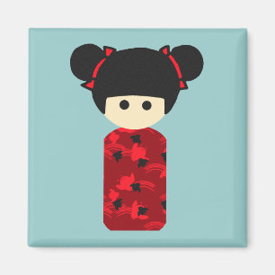Aimant lumineux de Kokeshi