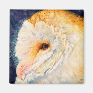 Aimant Luna - hibou de grange