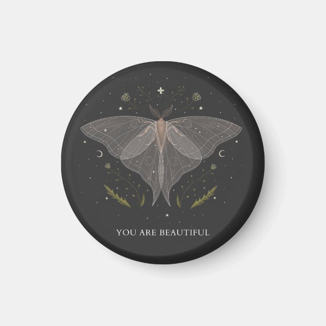Aimant Luna Moth - Vous êtes Belle (Devant)