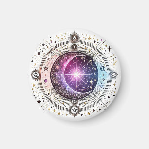 Aimant Lune astrologique zodiaque