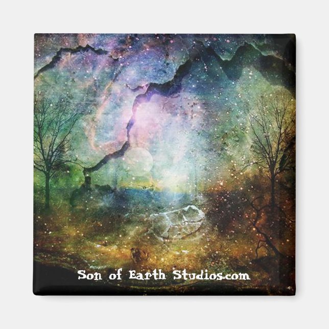 Aimant Lune de mes nuits (Devant)