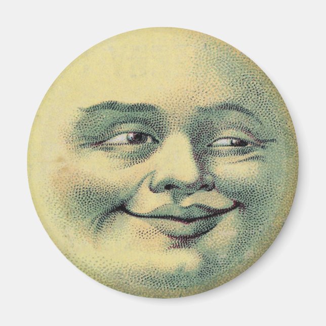 Aimant Lune vintage (Devant)