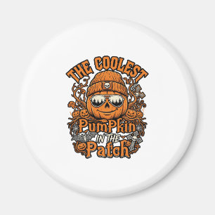 Aimant Lunettes de soleil Coolest Pumpkin Patch Halloween