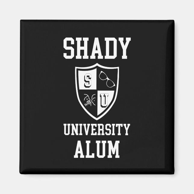 Aimant Lunettes de soleil de l'Alum de l'Université Shady (Devant)