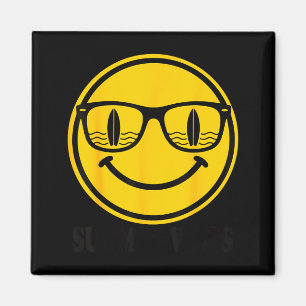 Aimant Lunettes de soleil sourire surf planche de surf am