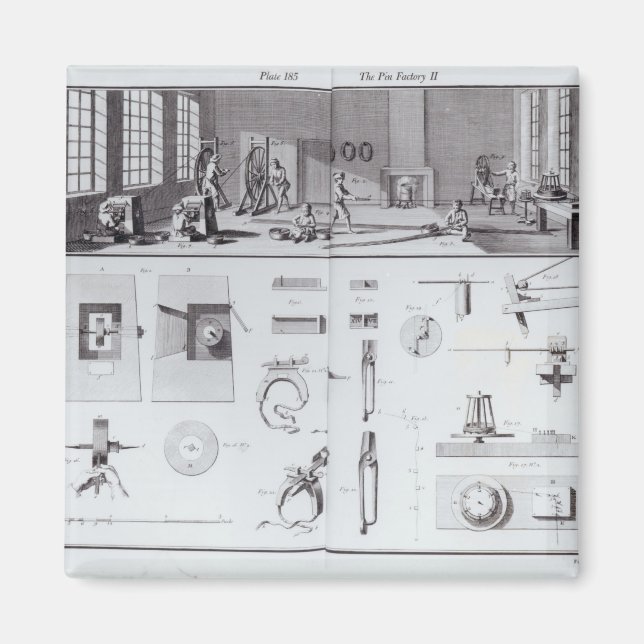 Aimant L'usine à broches, plaque 2 du volume IV (Devant)