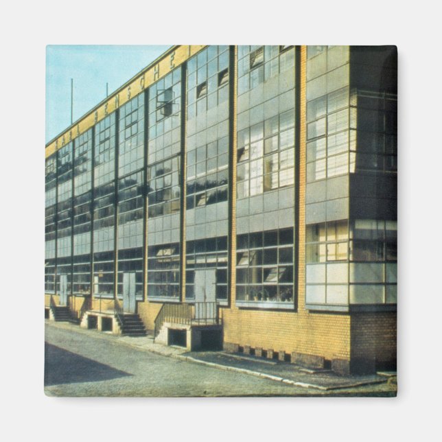 Aimant L'usine de chaussures Fagus, conçue par Walter Gro (Devant)