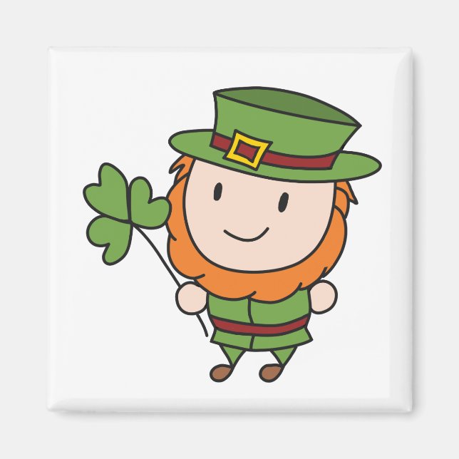 Aimant Lutin de la Saint-Patrick  (Devant)