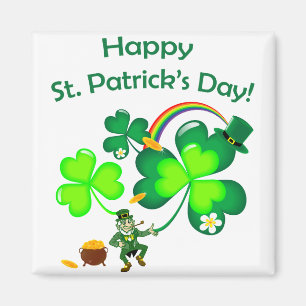 Aimant Lutin et shamrock