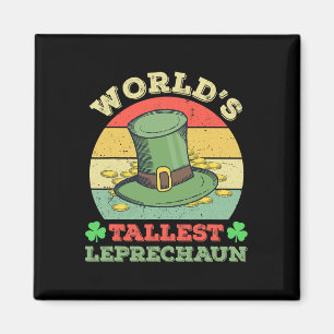 Aimant Lutin irlandais drôle le plus grand du monde St Pa