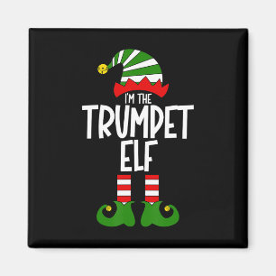Aimant Lutin Trompette Instrument de Musique de Noël Corr