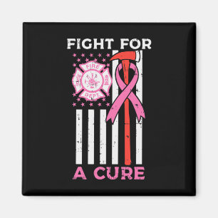 Aimant Lutter Pour Un Pompier En Cure US Drapeau Cancer D