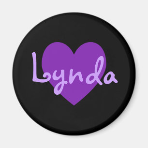 Aimant Lynda en violet