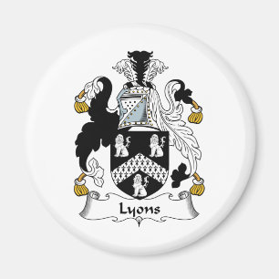 Aimant Lyons Family Crest