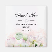 Lys d'eau douce et Merci d'aquarelle Loti