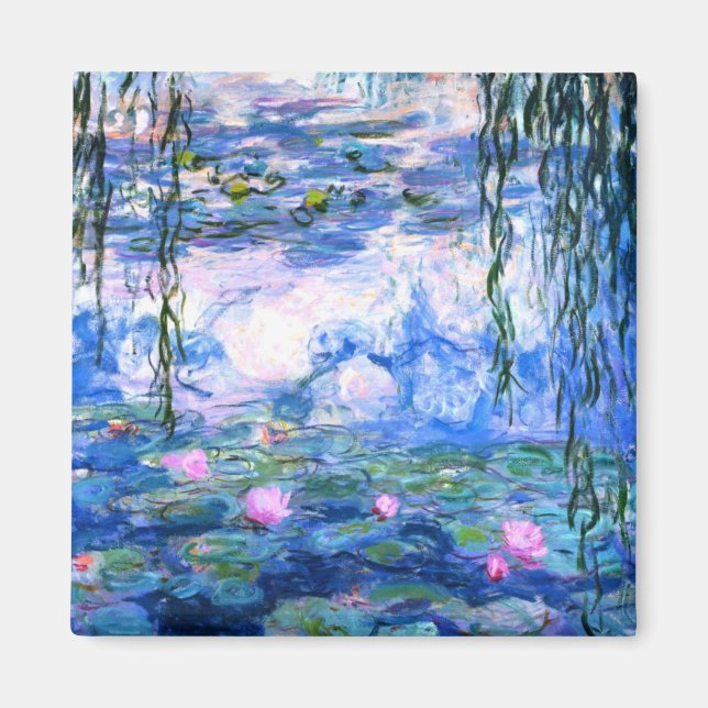 Aimant Lys d'eau rose Monet (Devant)