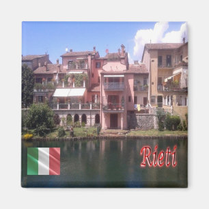 Aimant LZO035 RIETI Maisons de Rione Saint Lucia, Frigo