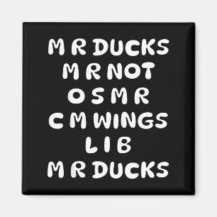 Aimant M. Canards M. Pas Osar Cm Ailes Canard Drôle