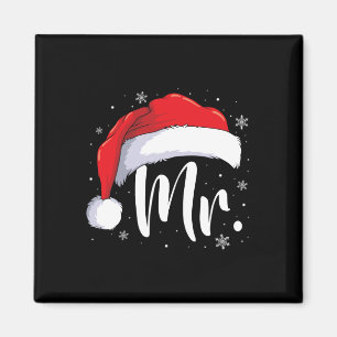 Aimant M. Mme Claus Couples De Noël Avec Lui